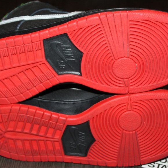 Nike Dunk SB High Pro x Spot Gasparilla Black Red Grey Mens Size 7 Sneakers - Picture 16 of 16
